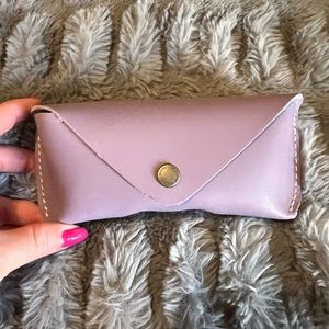 Portland Leather Goods AP Lavender Glasses Case